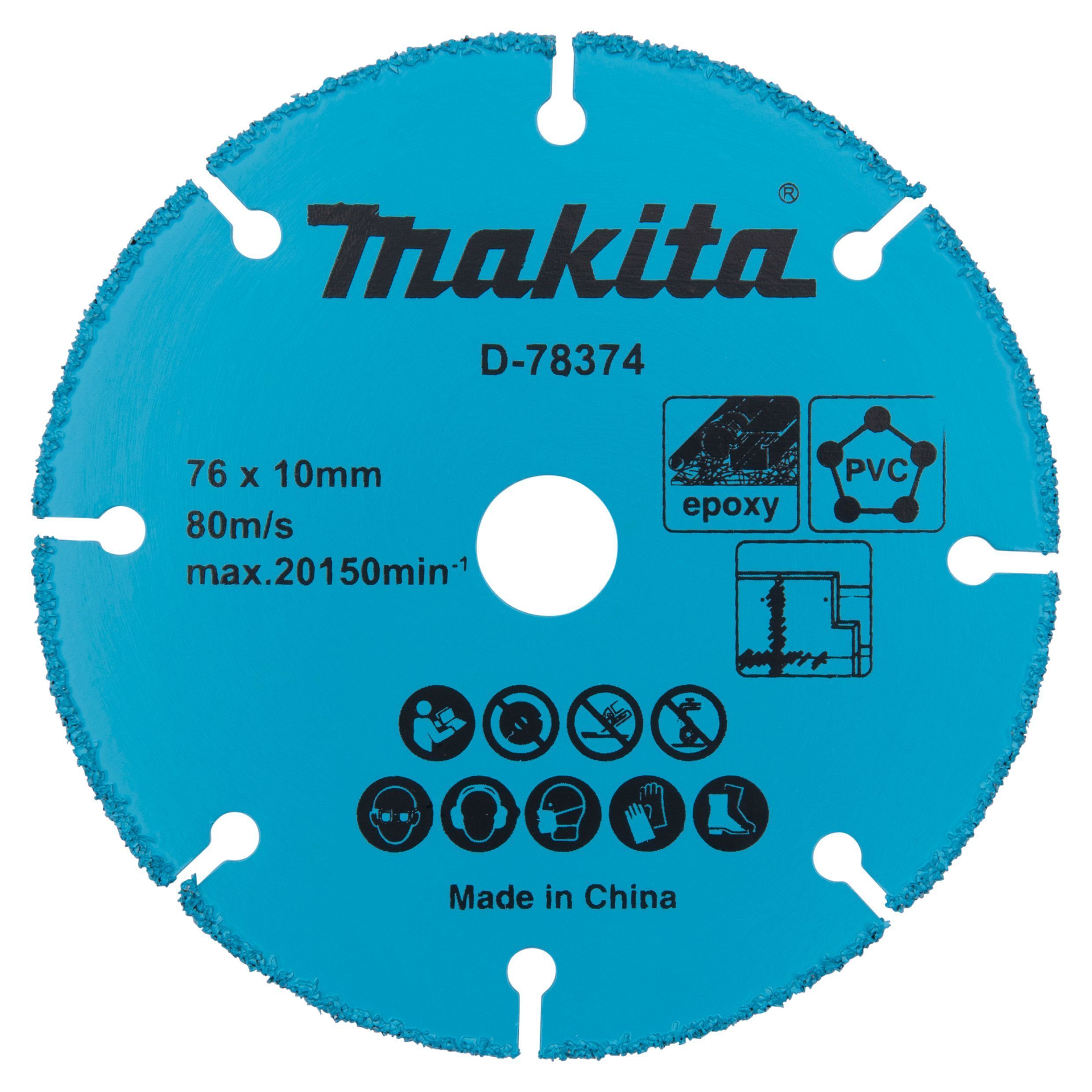 LÕIKEKETAS MAKITA D-78374 76MM VOLFRAMKARBIID KATTEGA
